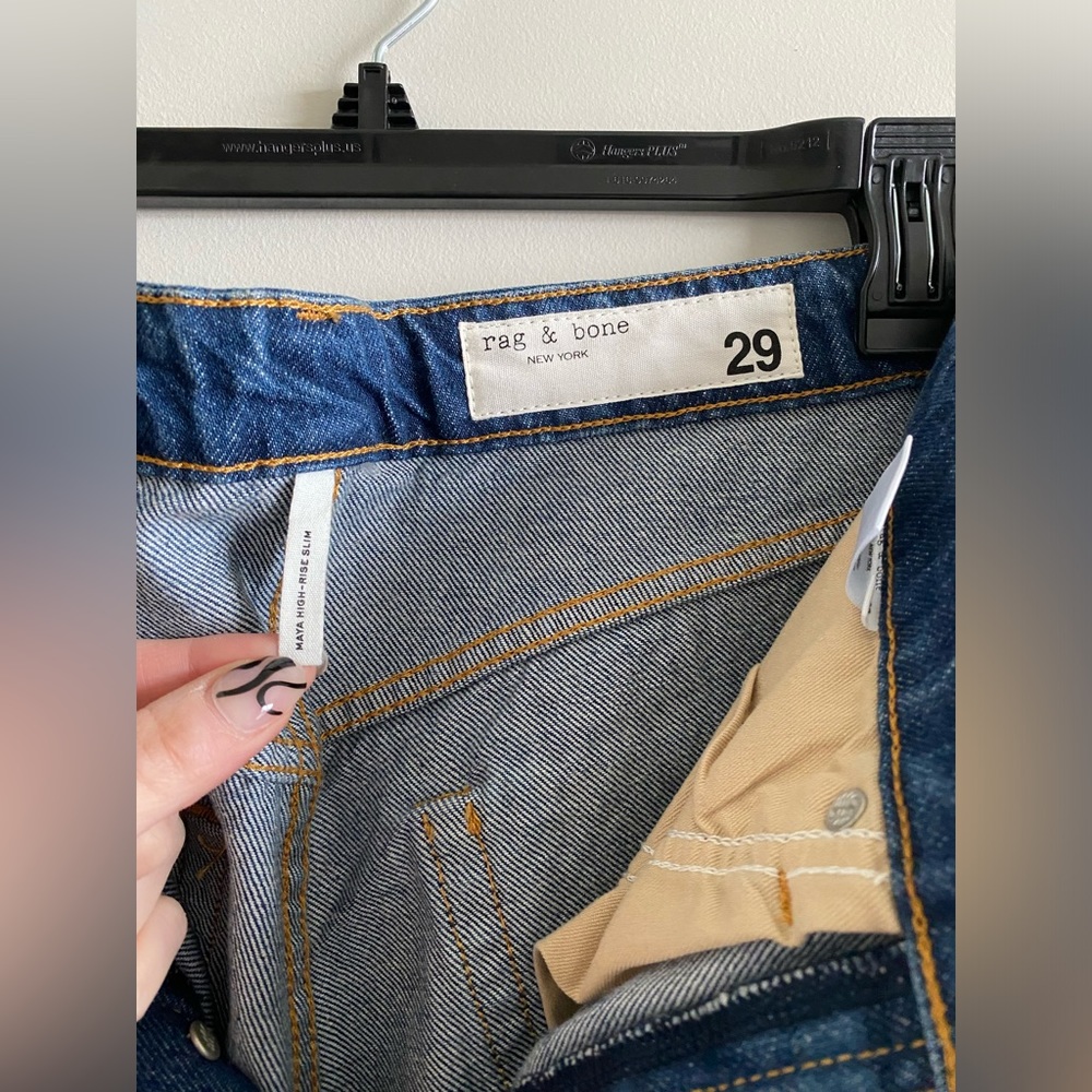 rag & bone nwt Maya high-rise slim (tall) - Picture 3 of 4